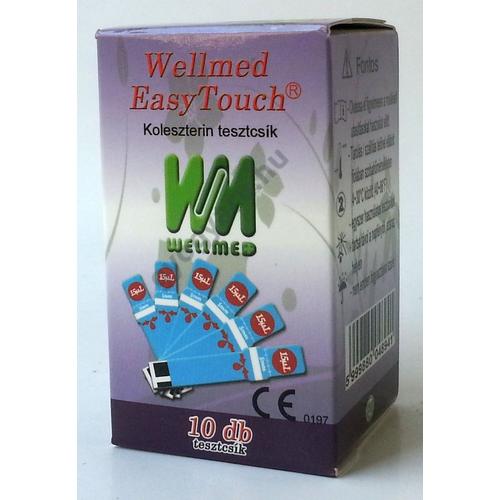 Wellmed EasyTouch koleszterin tesztcsík 10db